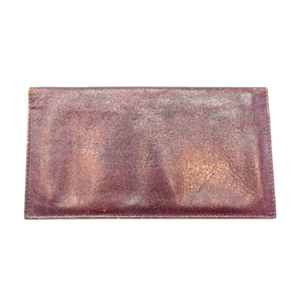 Yves Saint Laurent Leather Bifold Wallet